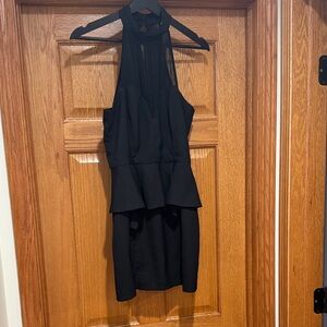 Lulu's Chic Black Mini Dress
